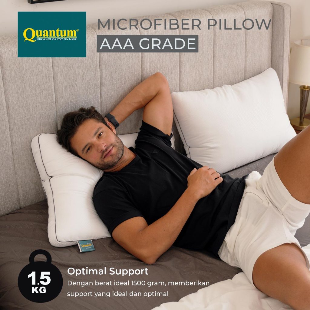 Quantum Bantal Microfiber 50x70+5 cm - Pillow Box