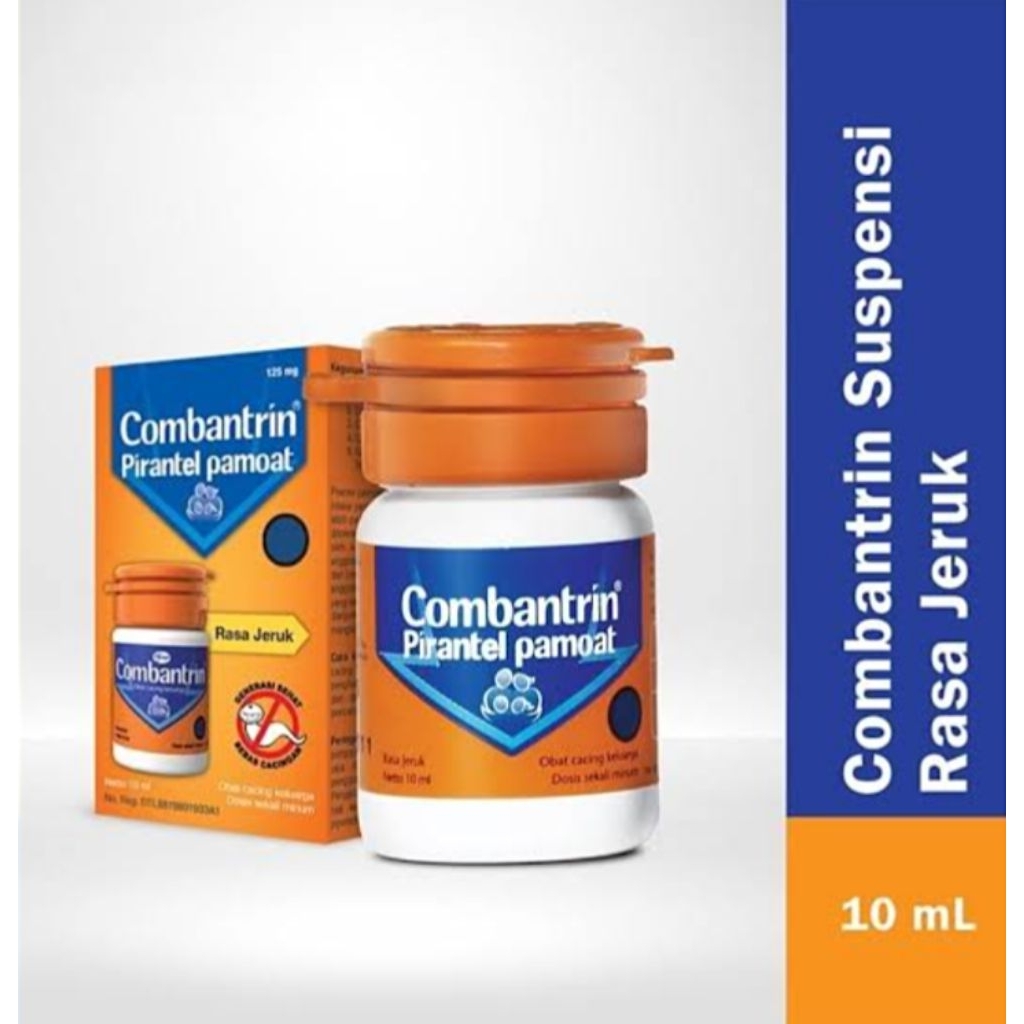 Combantrin Sirup 10 ml - Efektif Melumpuhkan Cacing, Aman untuk Anak dan Dewasa