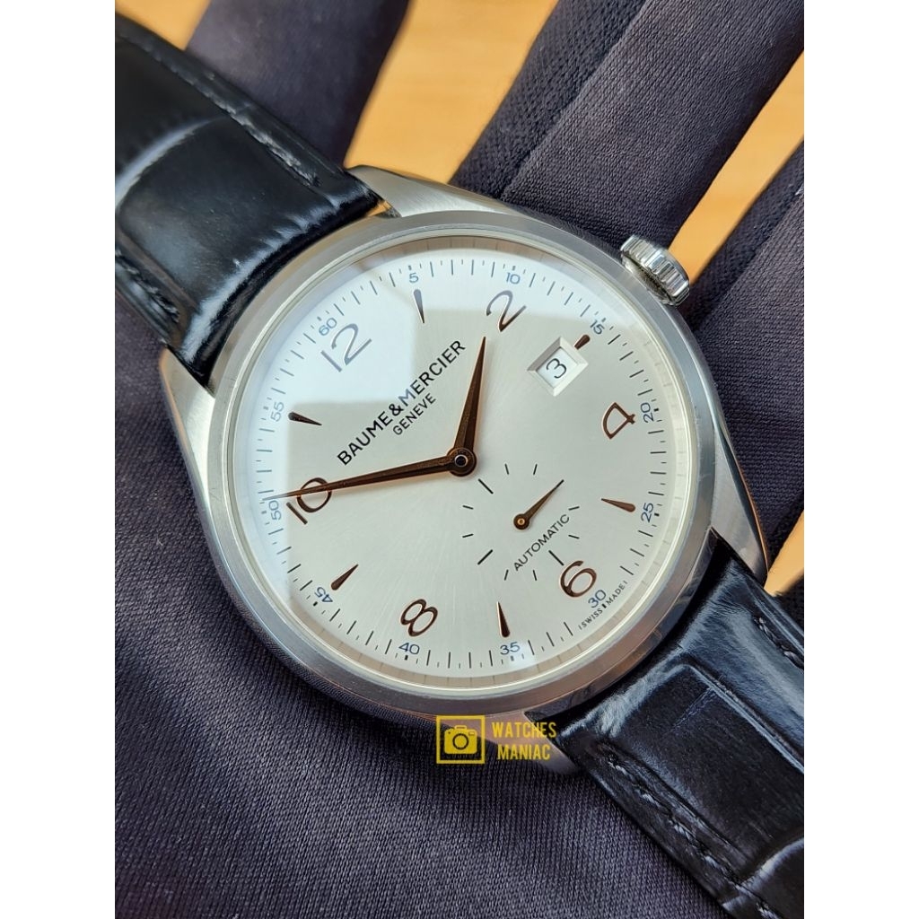 Jam Tangan Luxury Original Baume Mercier Clifton Sub Second Automatic Swiss Made