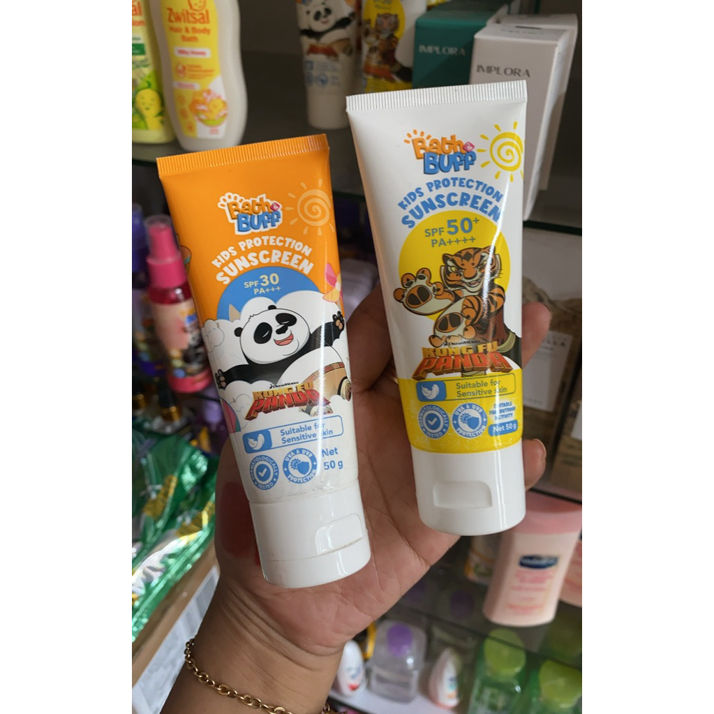 BATH & BUFF KIDS PROTECTION SUNSCREEN SPF50 / SPF30 | SUNSCREEN ANAK