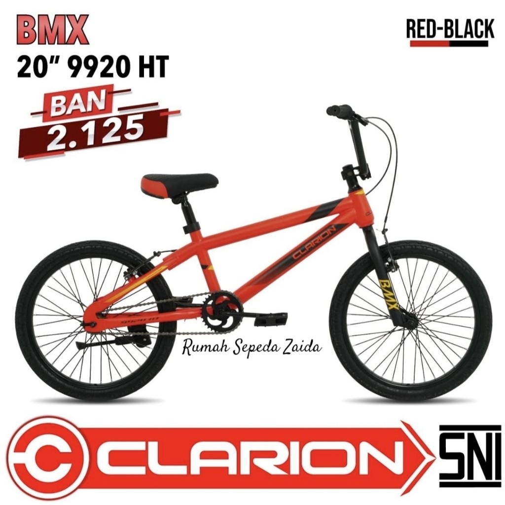 SEPEDA BMX 20 CLARION 9920 HT BAN 2.125/BAN STANDAR