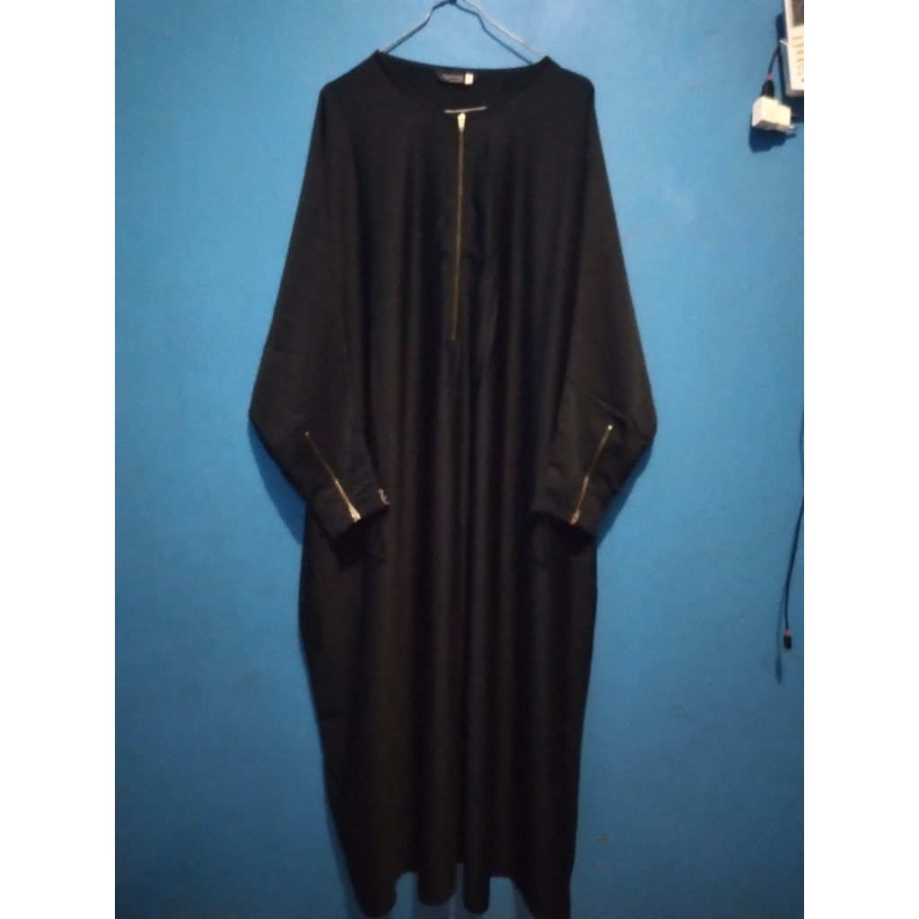 Preloved Aljenna Birra Abaya Black Internet Anti Uv Ukuran S