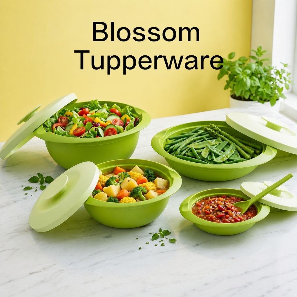 Blossom Tupperware / tempat saji prasmanan / tempat sayur / tempat lauk