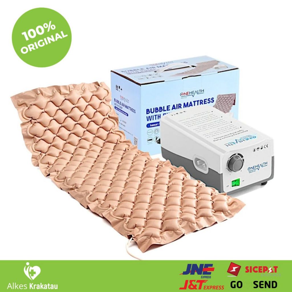 Matras Kasur Decubitus OneHealth / Bubble Mattress with Pump One Health