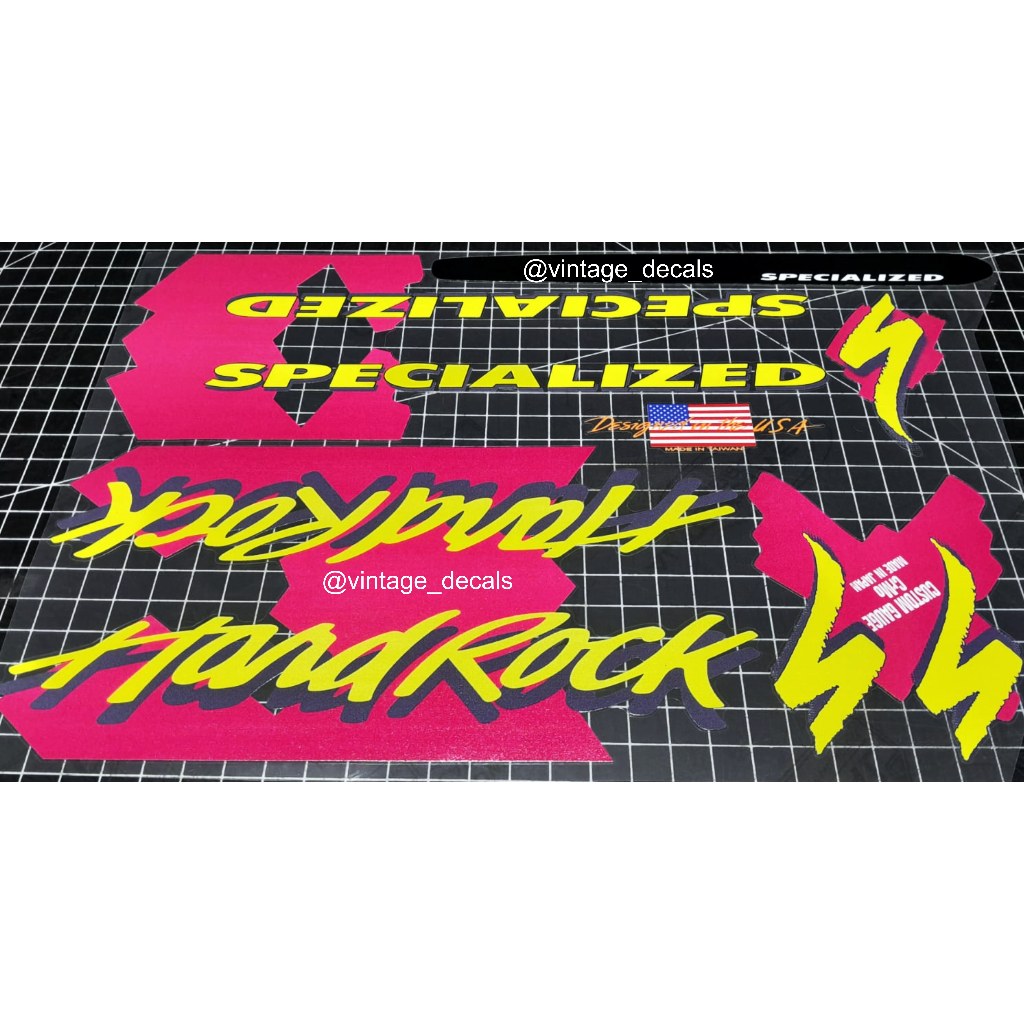 specialized HARDROCK 1988-89 decals replacement