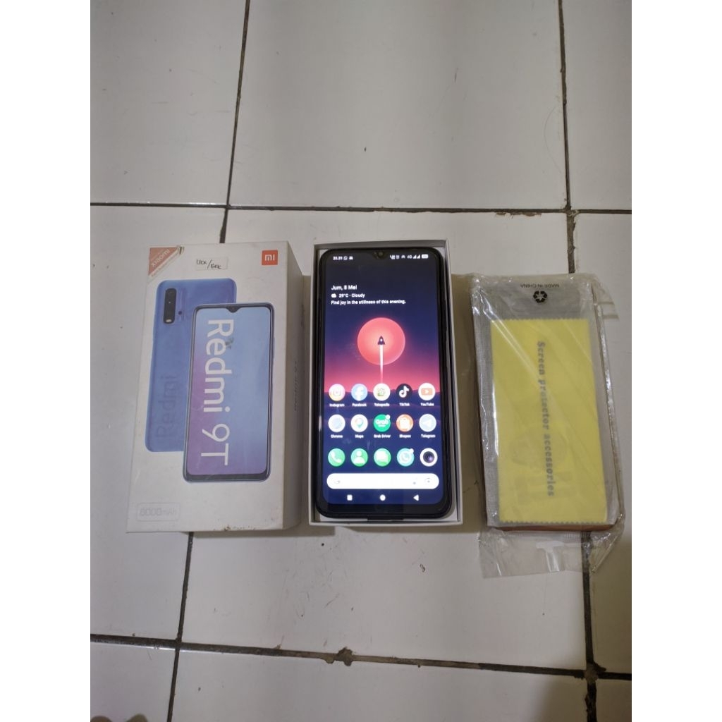 Redmi 9T 6/128 Fullset second (Baca deskripsi)