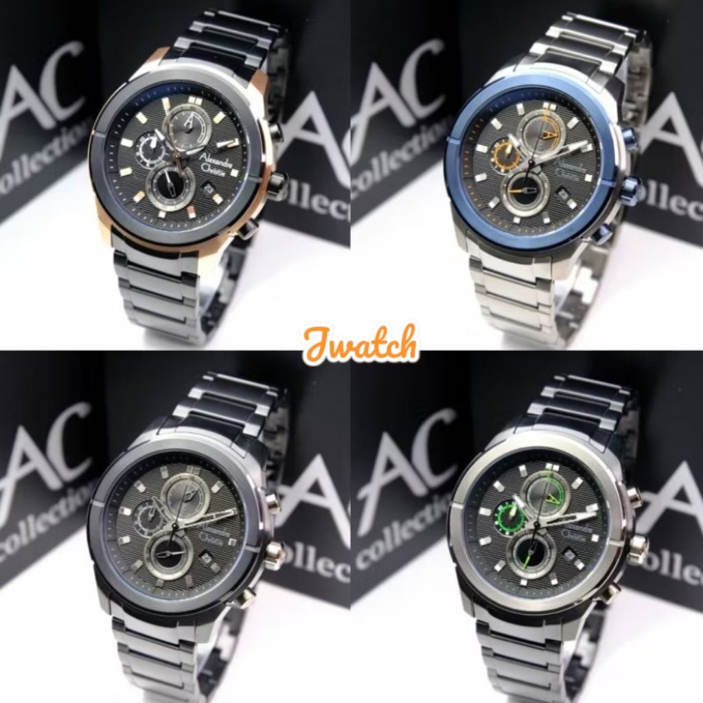 Jam Tangan Pria ALEXANDRE CHRISTIE 6665MC /6239MC