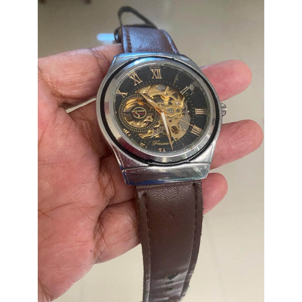 Jam Tangan Forsining Manual Skeleton Style Vintage Mix Backcase 5.11 Tactical Series Brown Leather S