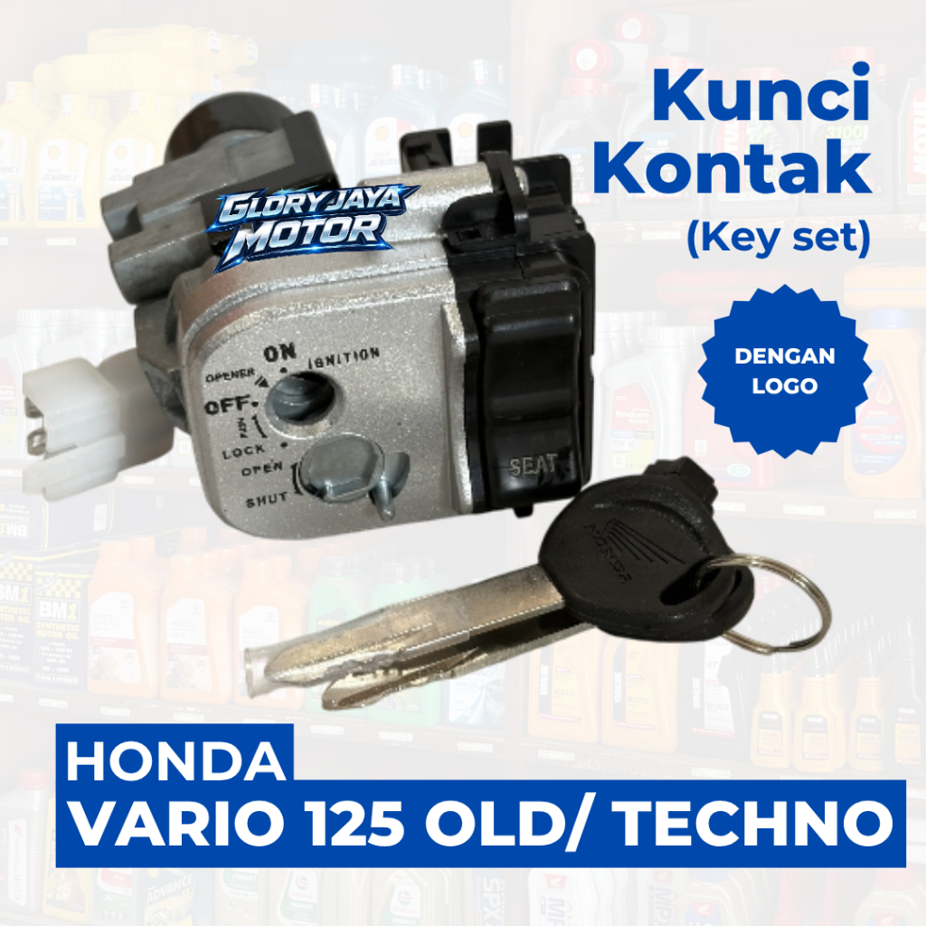 KUNCI KONTAK KEY SET MOTOR HONDA VARIO 125 OLD/TECHNO ORI