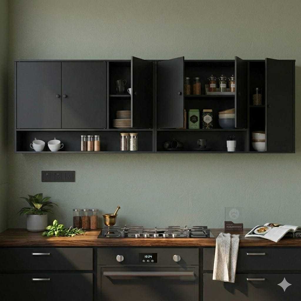 Mebel.in Lemari Dapur Gantung Kitchen Set Minimalis Hemat Ruang Solusi Dapur Bersih Dan Murah