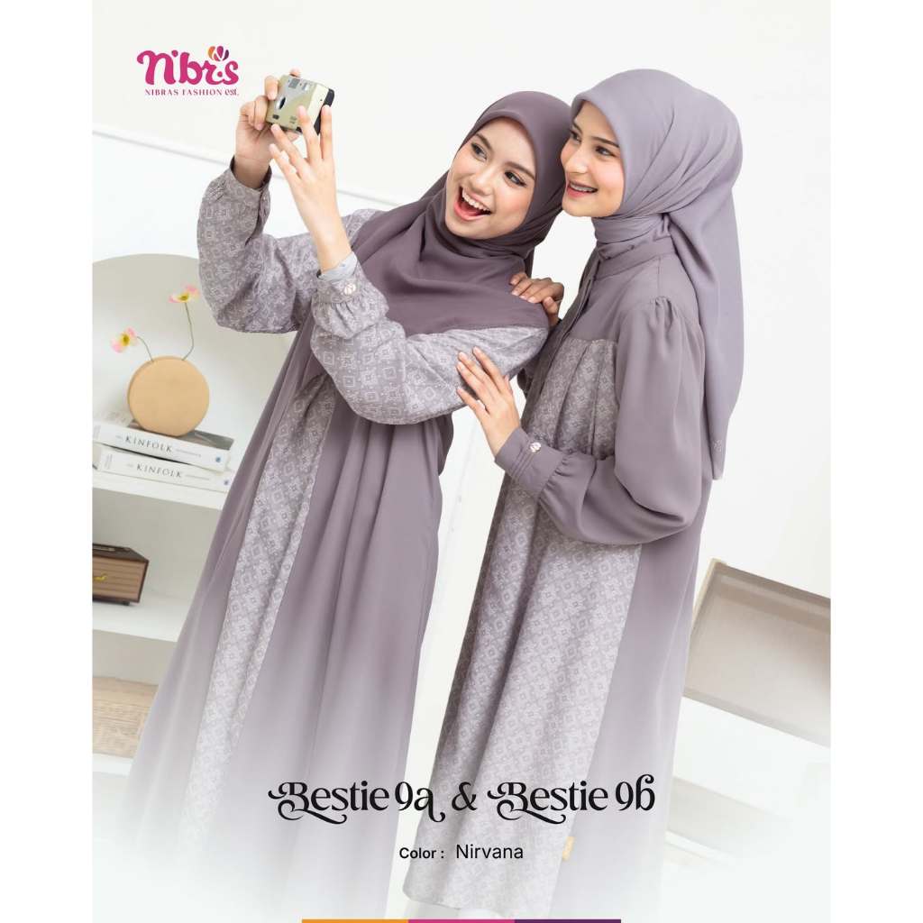NEW ARRIVAL ~ BESTIE SERIES 9A &B 9B BY NIBRAS GAMIS & TUNIK COUPLE BESTIE