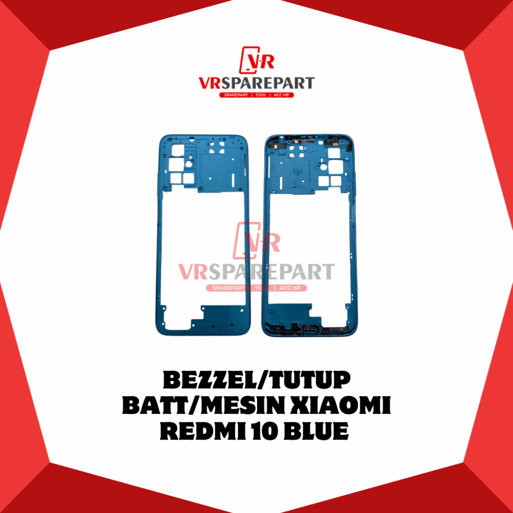 TUTUP BATERAI XIAOMI REDMI 10 / TUTUP MESIN / BATRE