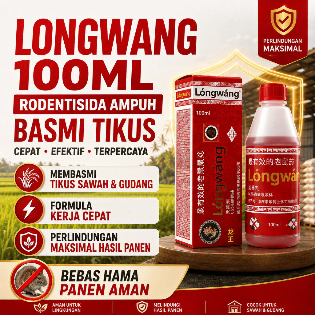 RACUN TIKUS LONGWANG CAIR IMPORT ORIGINAL 100%
