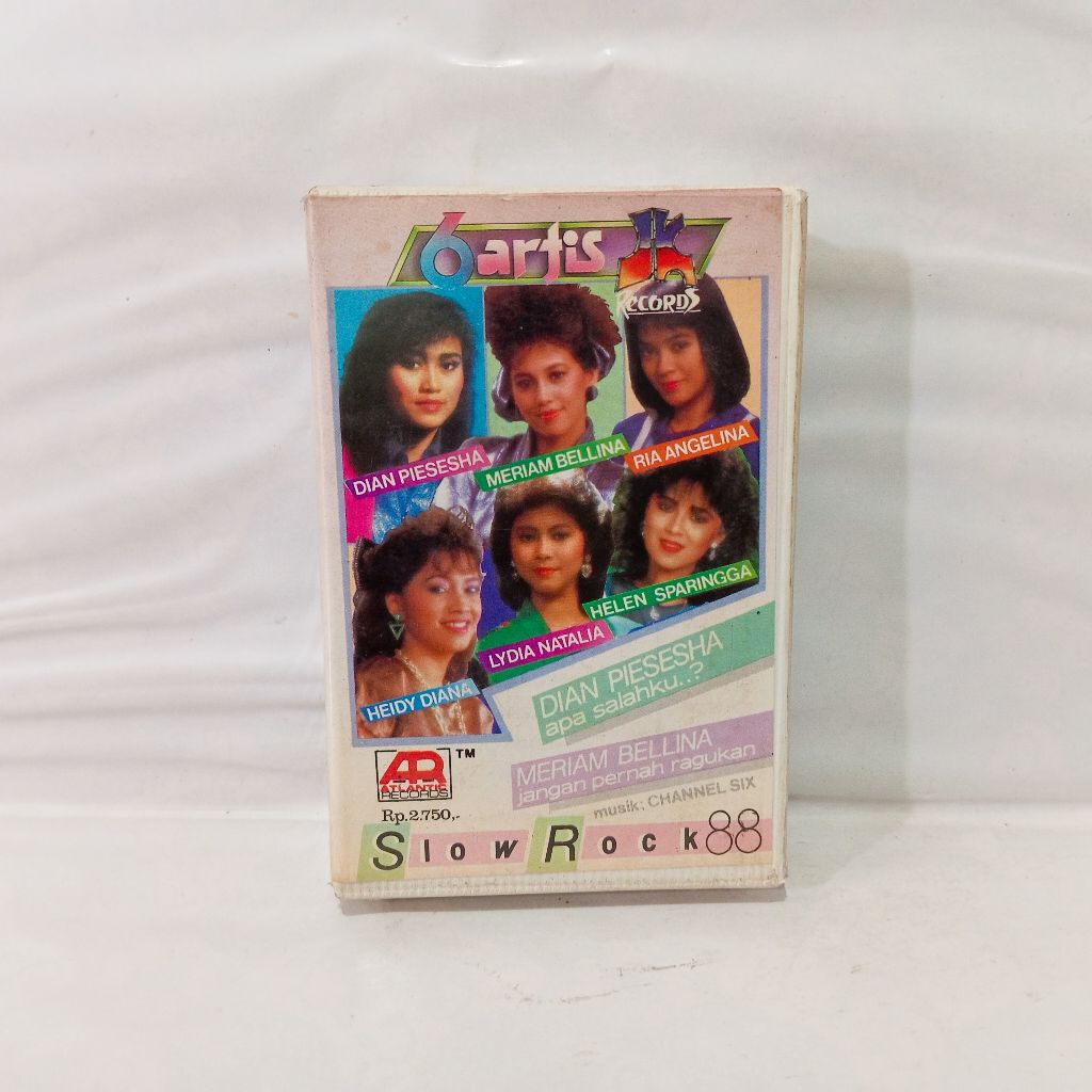 Kaset Slow Rock 88 - 6 Artis JK Records / Dian Piesesha Heidy Diana VA