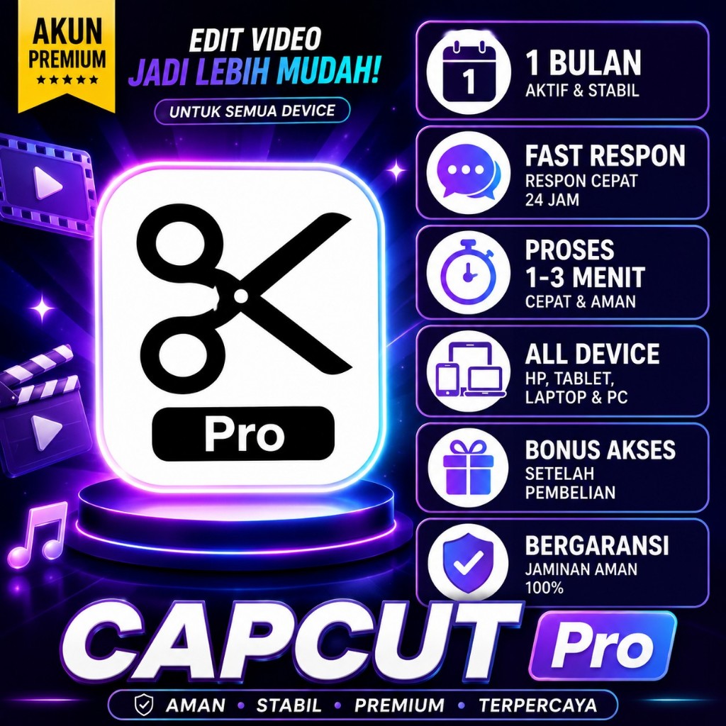 CAPCUT FULL PACK 10000+ TEMPLATE - EDIT KAYAK PRO 1TAHUN BERGARANSI