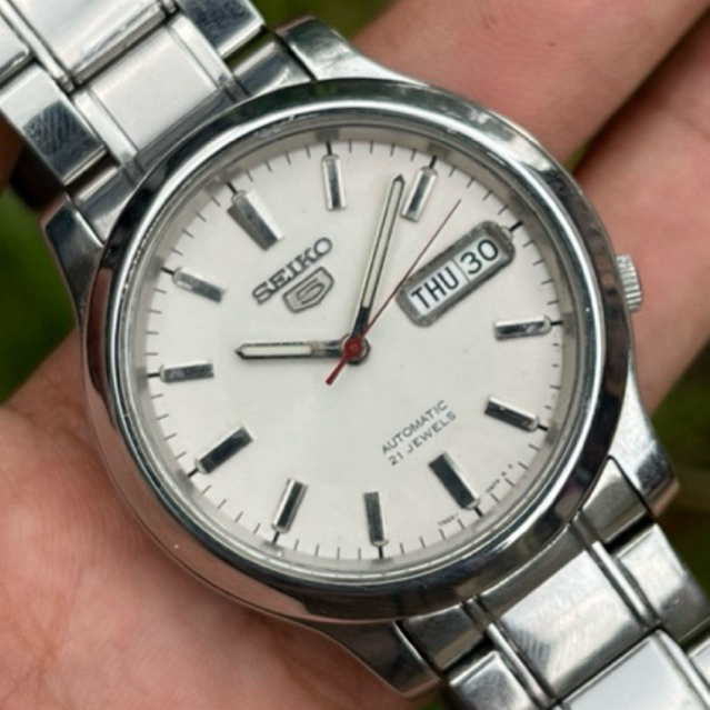 SEIKO SNK789K1 WHITE AUTOMATIC