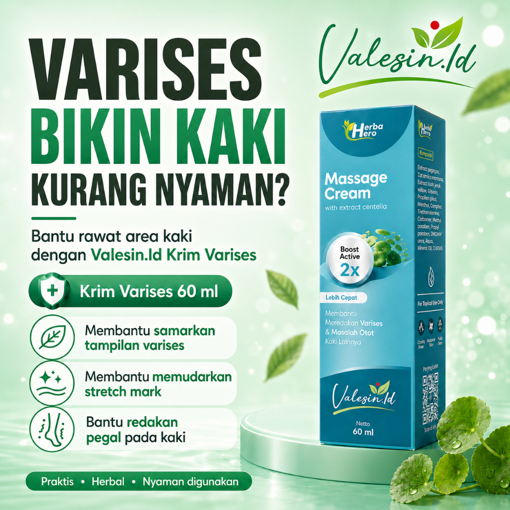 VALESIN.ID | Cream untuk Varises dan Perawatan Urat Menonjol