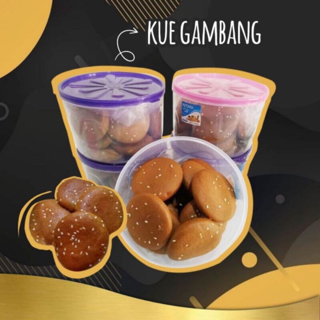 Kue Gambang Original Toples Wijen 15 Pcs