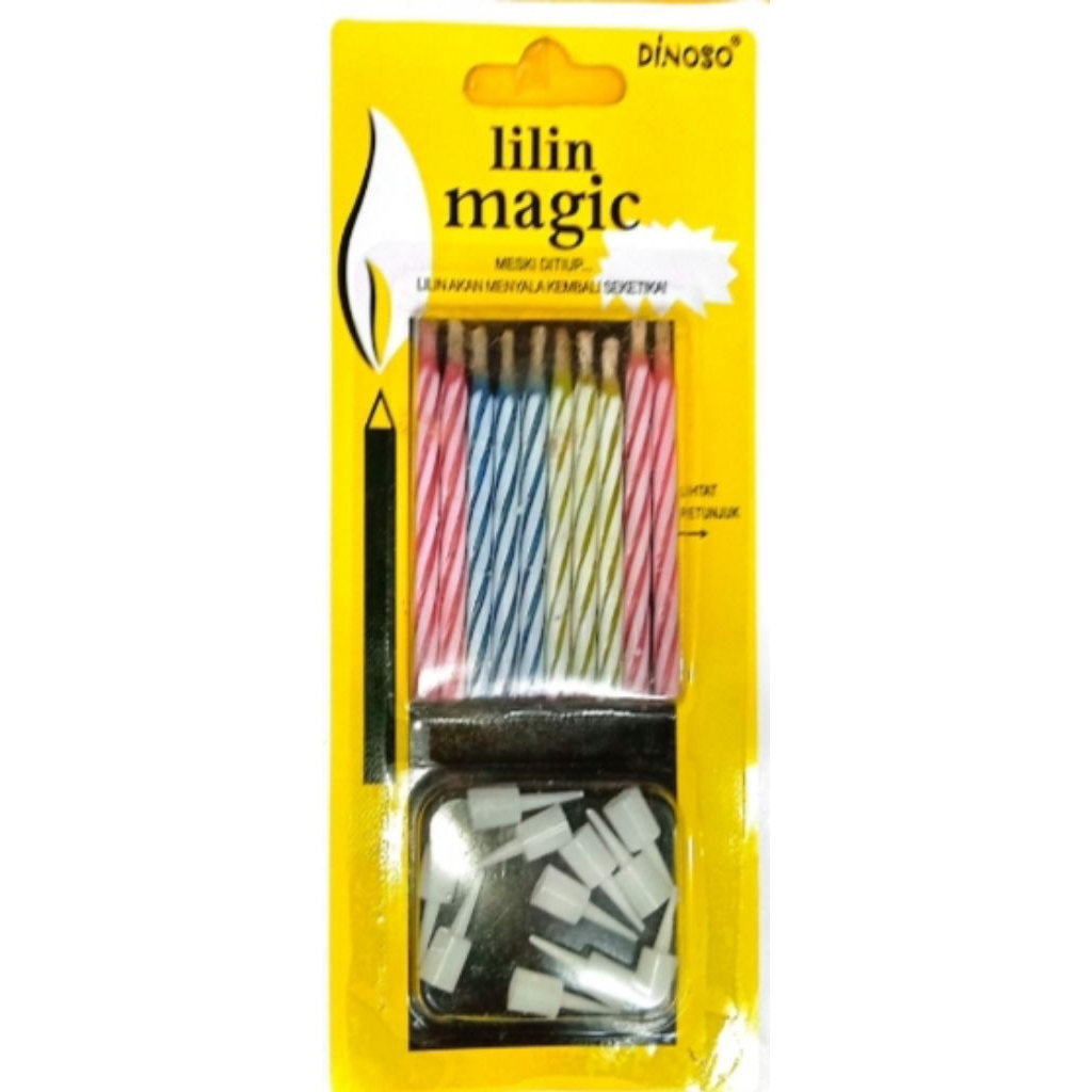 Lilin Magic Isi 10pcs Dinoso