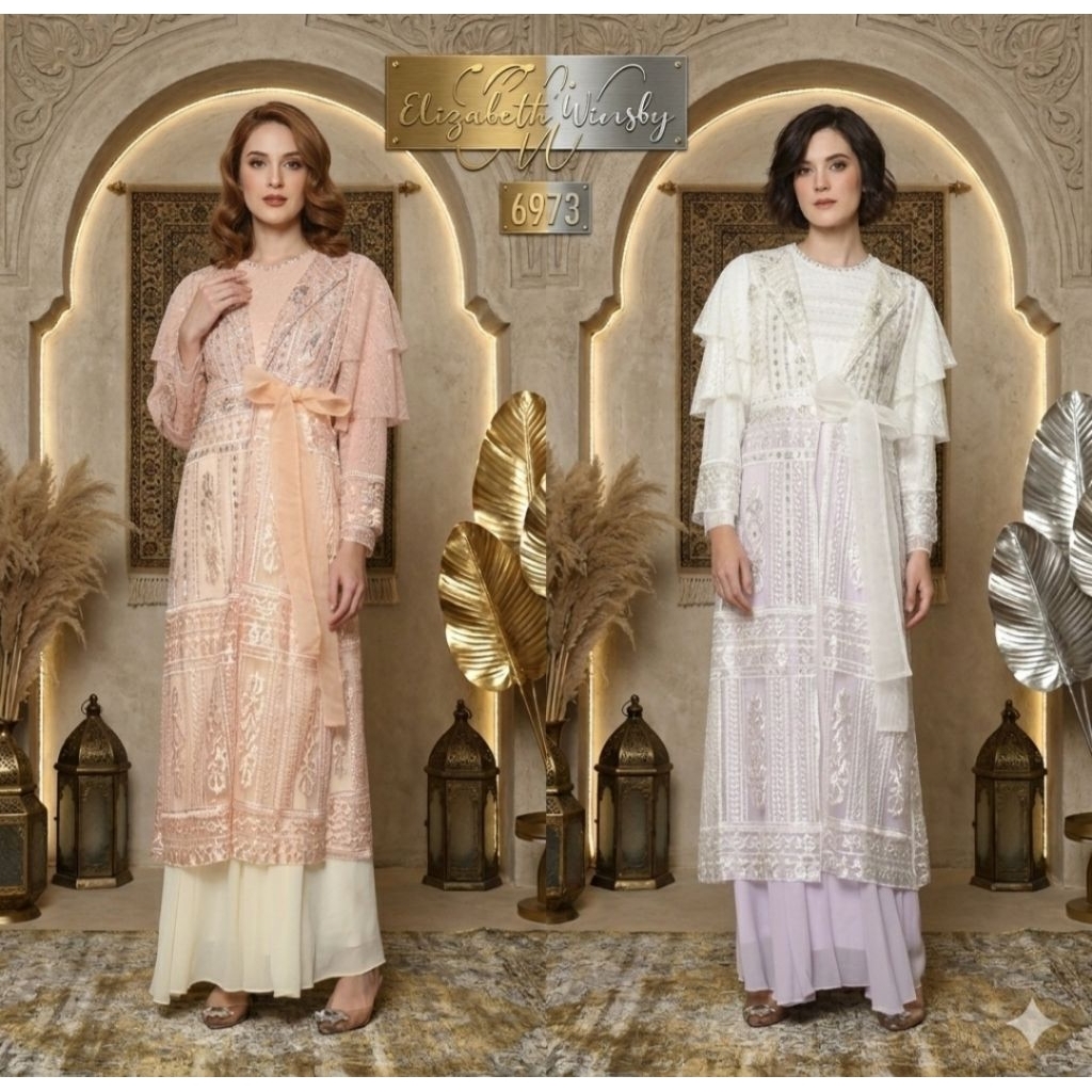 gamis pesta Elizabeth