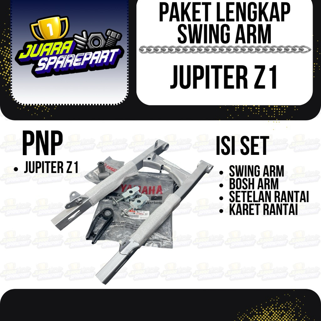 Swing Arm Jupiter Z1 Warna Silver