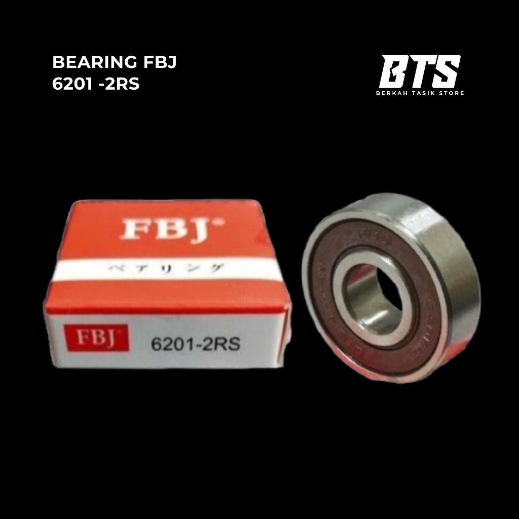 Bearing FBJ 6201-2RS Laher Untuk Pompa Shimizu Roda Depan Motor Honda