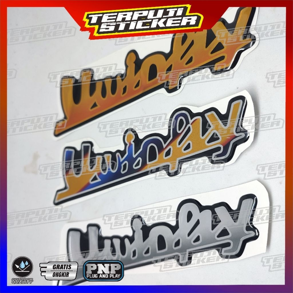 emblem timbul U winfly/emblem logo U winfly