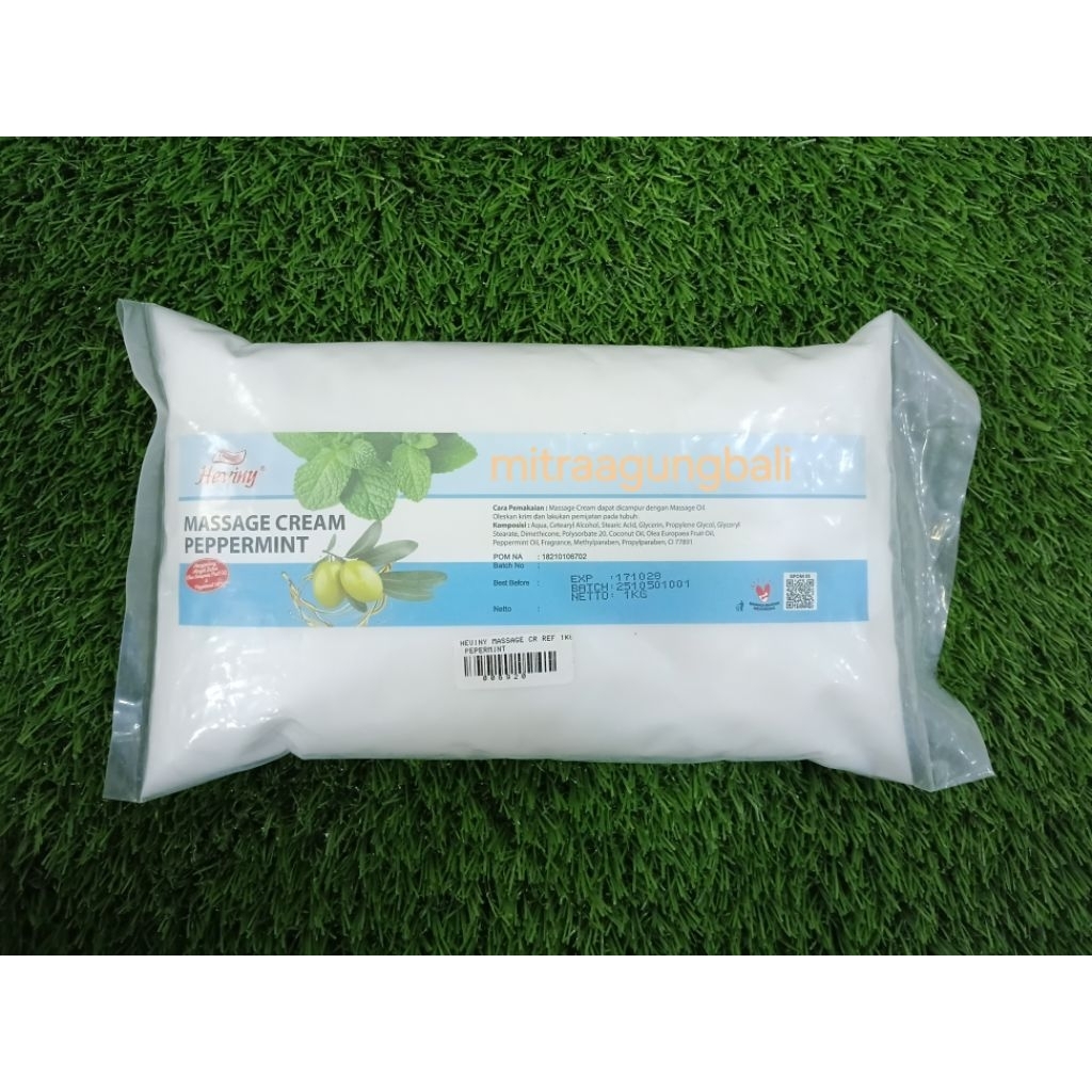 Heviny Massage Cream Peppermint 1kg