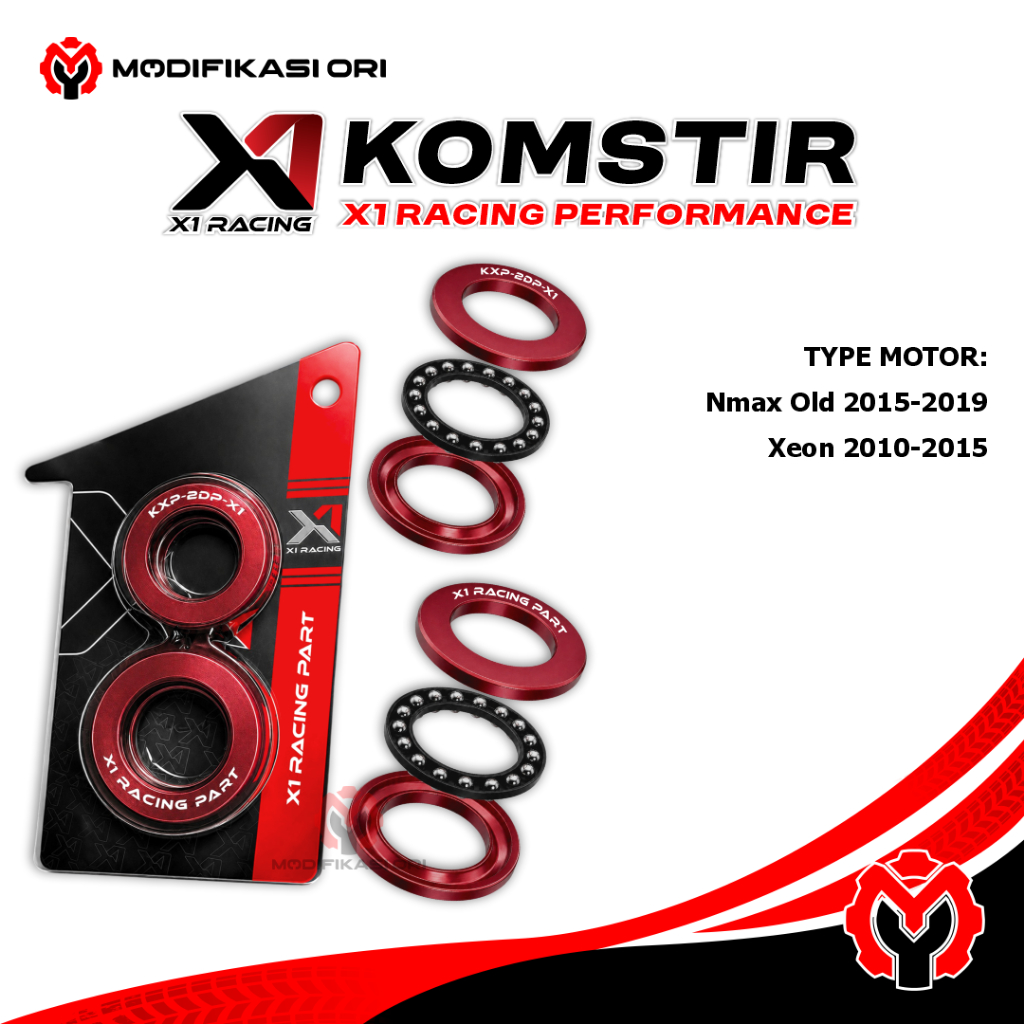 KOMSTIR X1 RACING - 2DP - NMAX OLD XEON KARBU - KOMSTIR COMSTEER - Steam bearing komstir racing 4914