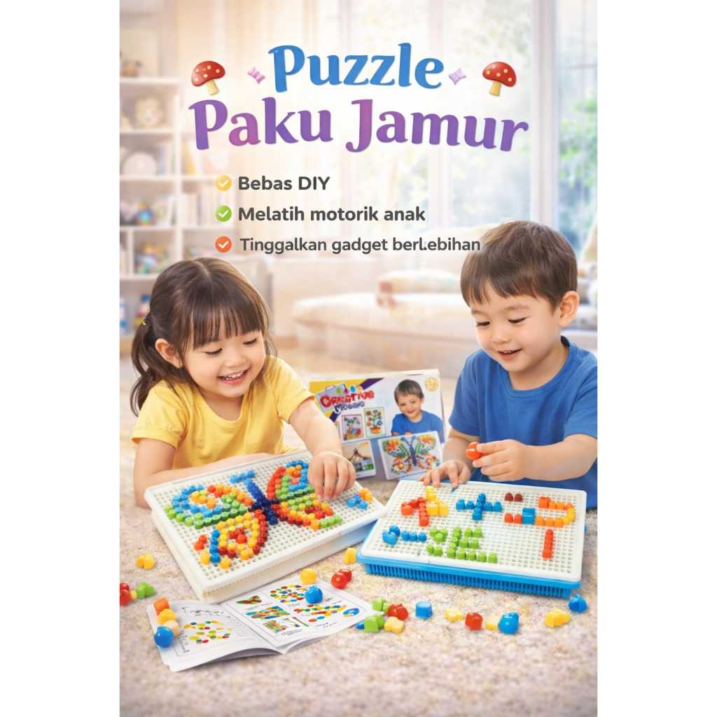 LEGO PAPAN JAMUR / PAPAN PAKU JAMUR