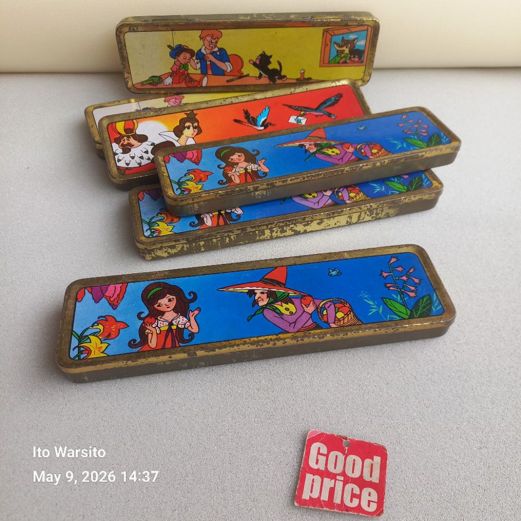 Tempat pensil jadul seng