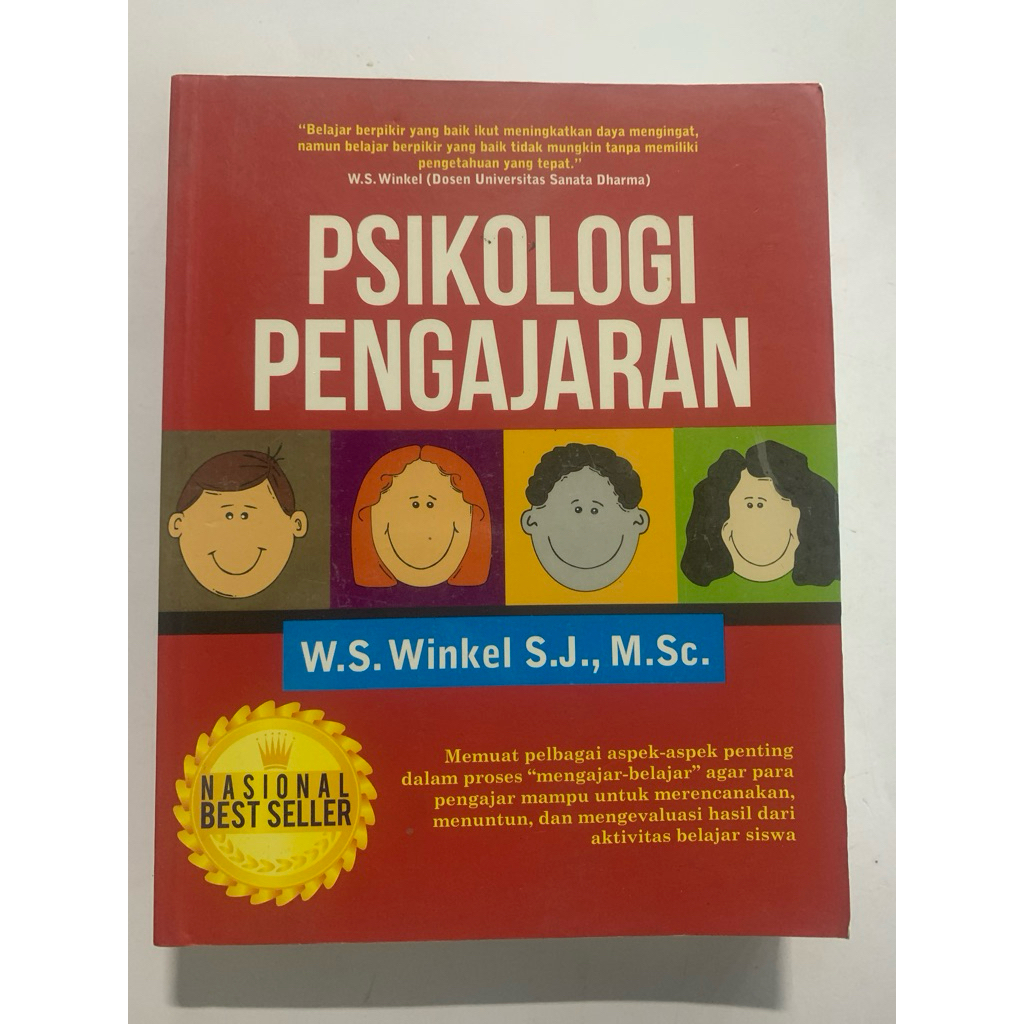 Buku psikologi pengajaran by: W.S.WinkelS.j.,M.Sc.