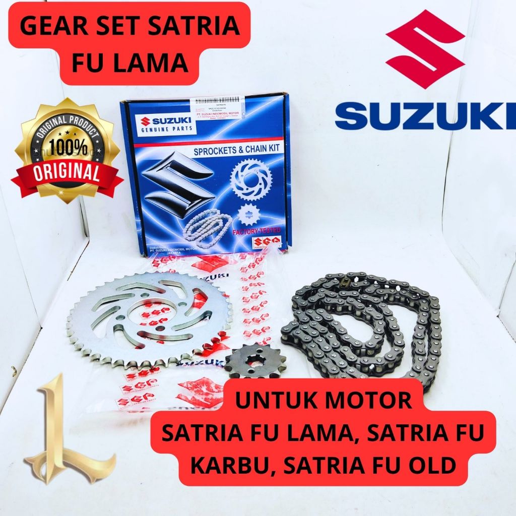 GEAR SET ORIGINAL SATRIA FU LAMA SATRIA FU LAMA, SATRIA FU KARBU, SATRIA FU OLD