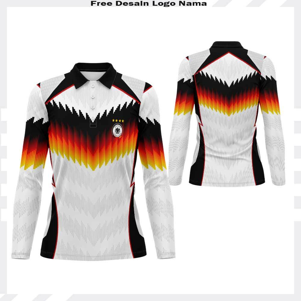 Baju Kaos Polo Jersey Suporter Jerman Pildun 2026 Germany Jersey Sepak Bola Jerman Piala Dunia 2026