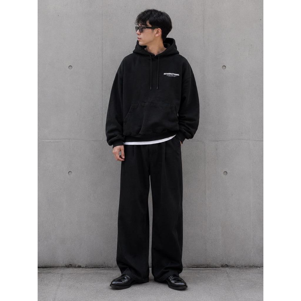 hoodie boxy oversize second