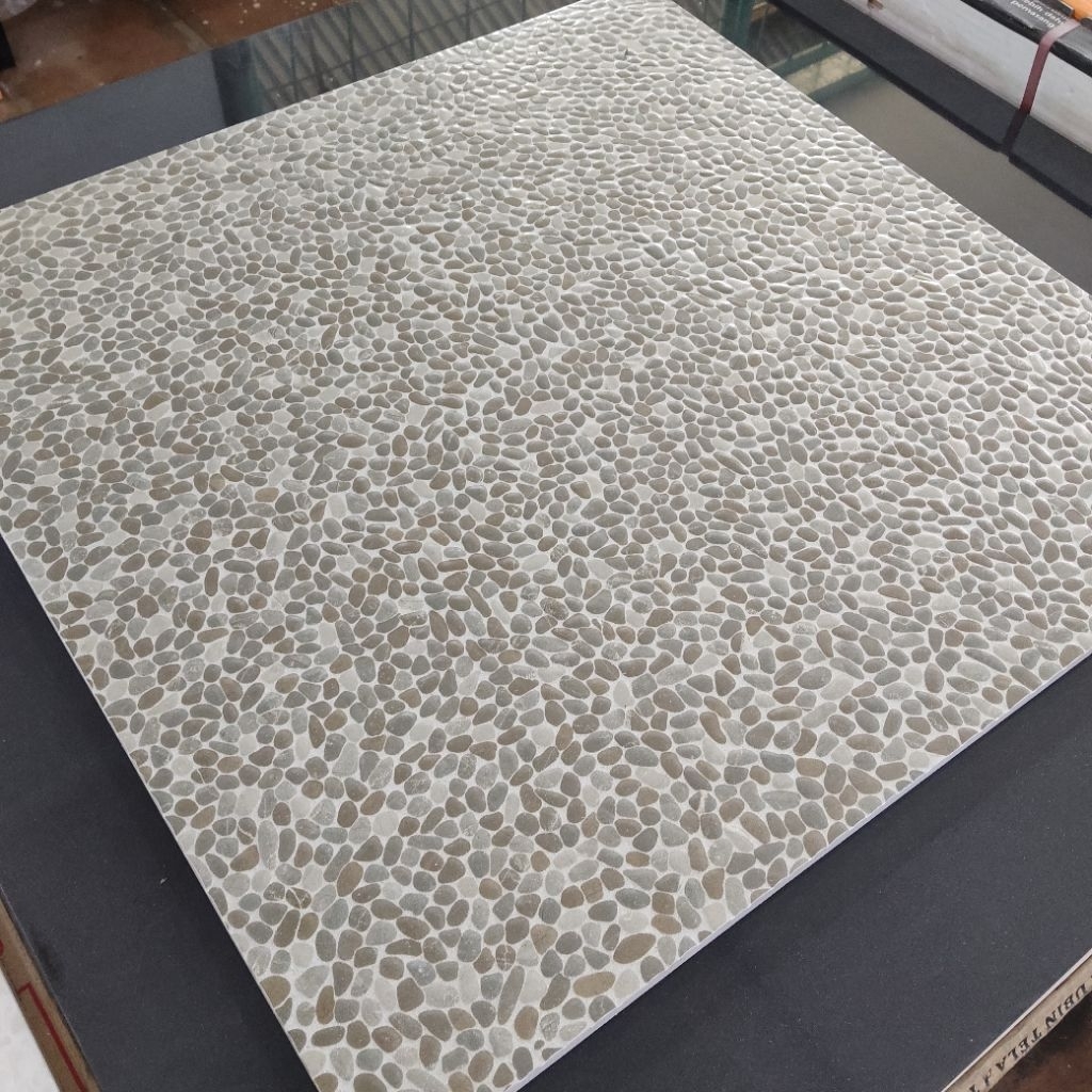 keramik 60x60 lantai habitat Petra ebano kw3/keramik motif batu alam/keramik dop/keramik Matt garasi