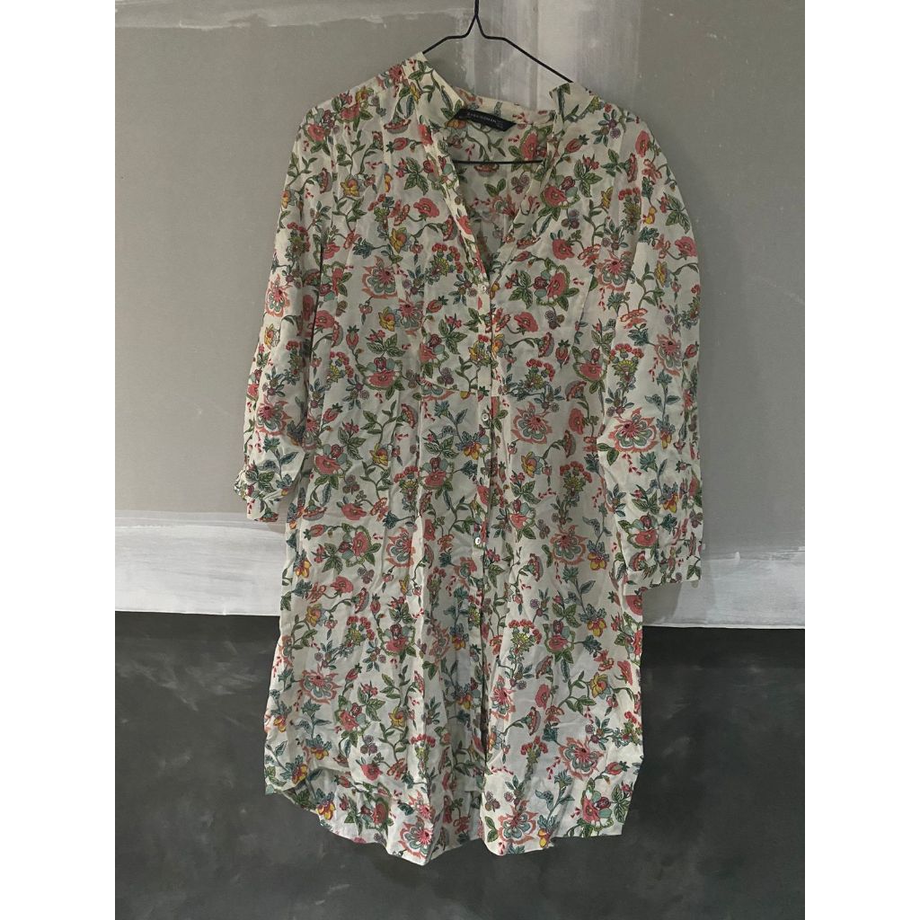 zara woman floral tunik