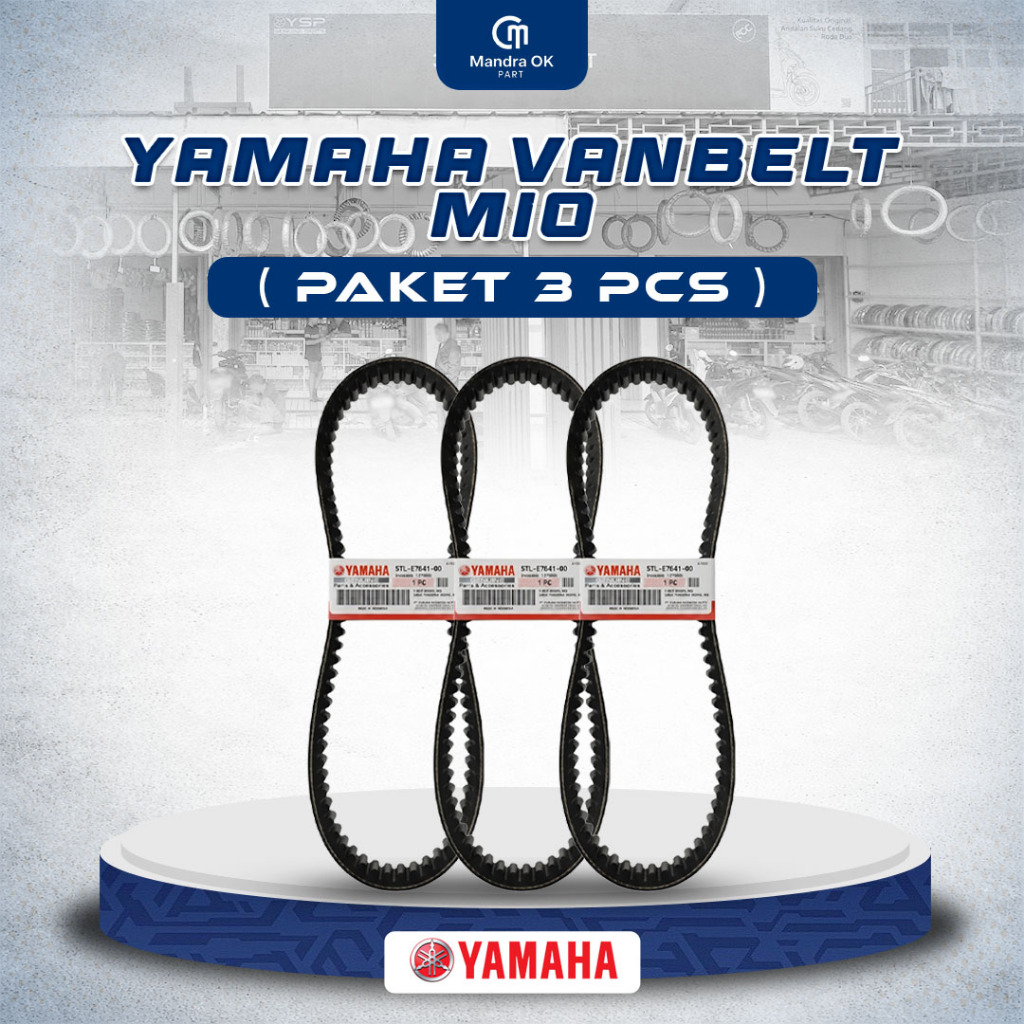 ( PAKET 3 PCS ) VANBELT ONLY AMAHA MIO 5TL-E7641-00