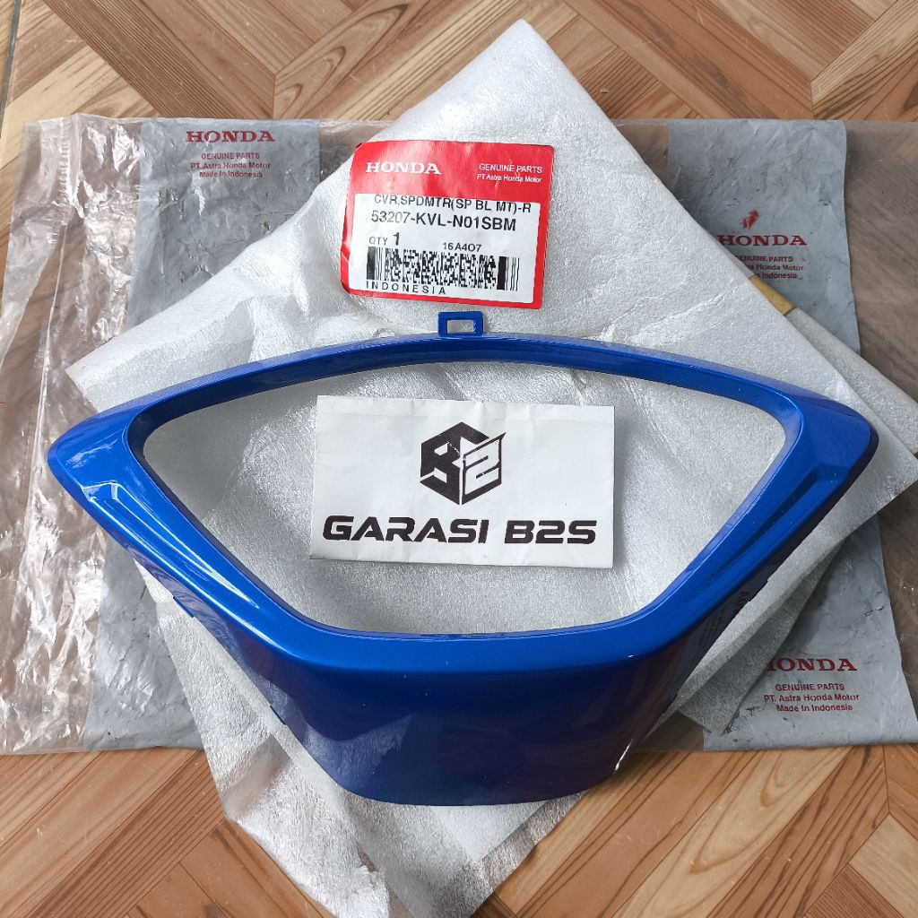 53207-KVL-N01SBM Cover List Speedometer Supra X 125 Lama Batman Biru Original AHM