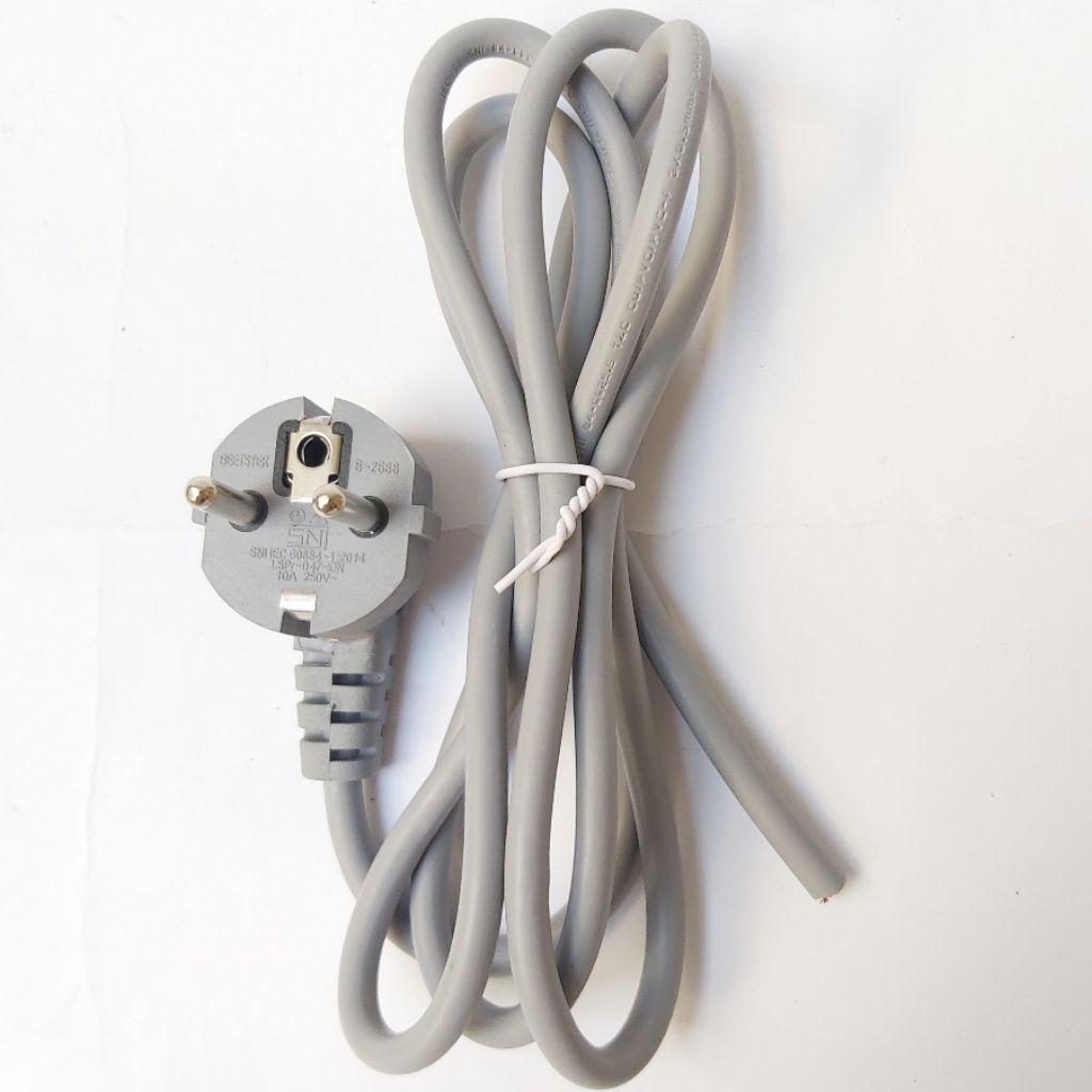 Kabel Power Arde Buntung SNI 3 Core 1.5 Meter - Kabel Colokan Mesin Cuci, Kulkas, Magic Com