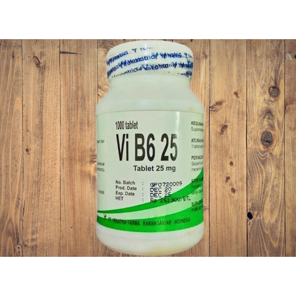vitamin b6 yekatria 25 mg isi 1000