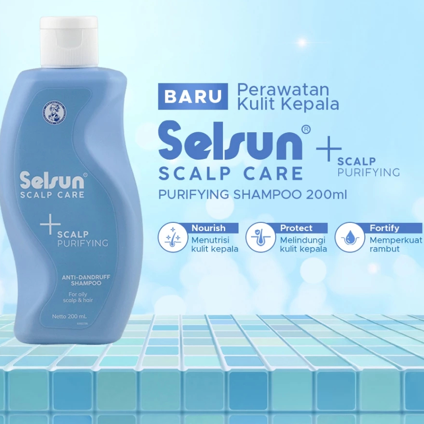 Selsun (Besar)) Scalp Care Scalp Purifying Anti-Dandruff Shampoo