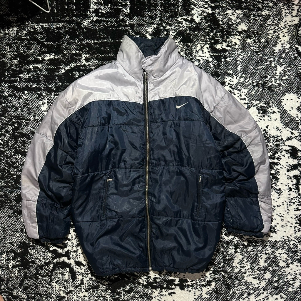 Windbreaker Puffer Nike Jacket Colourblock Vintage 90s