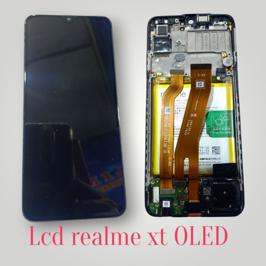 lcd realme xt copotan
