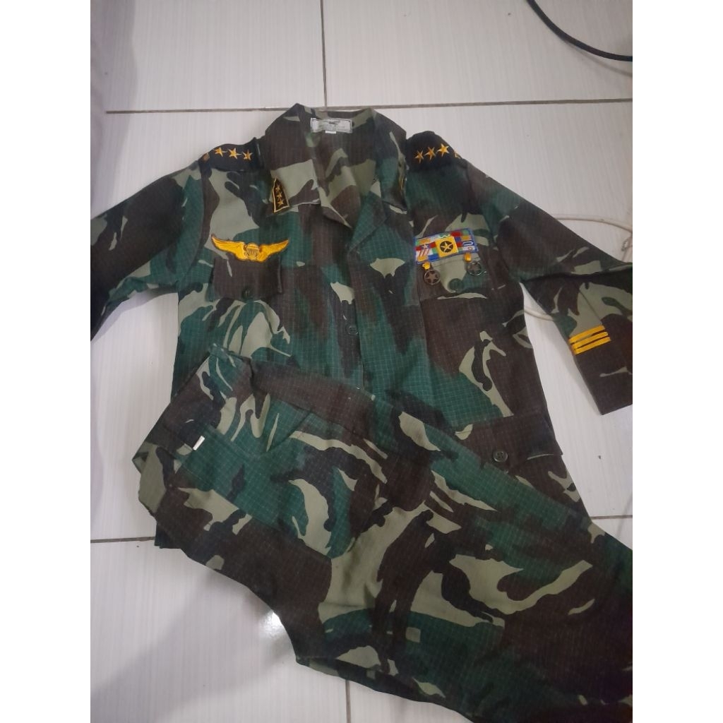 baju tni PL anak