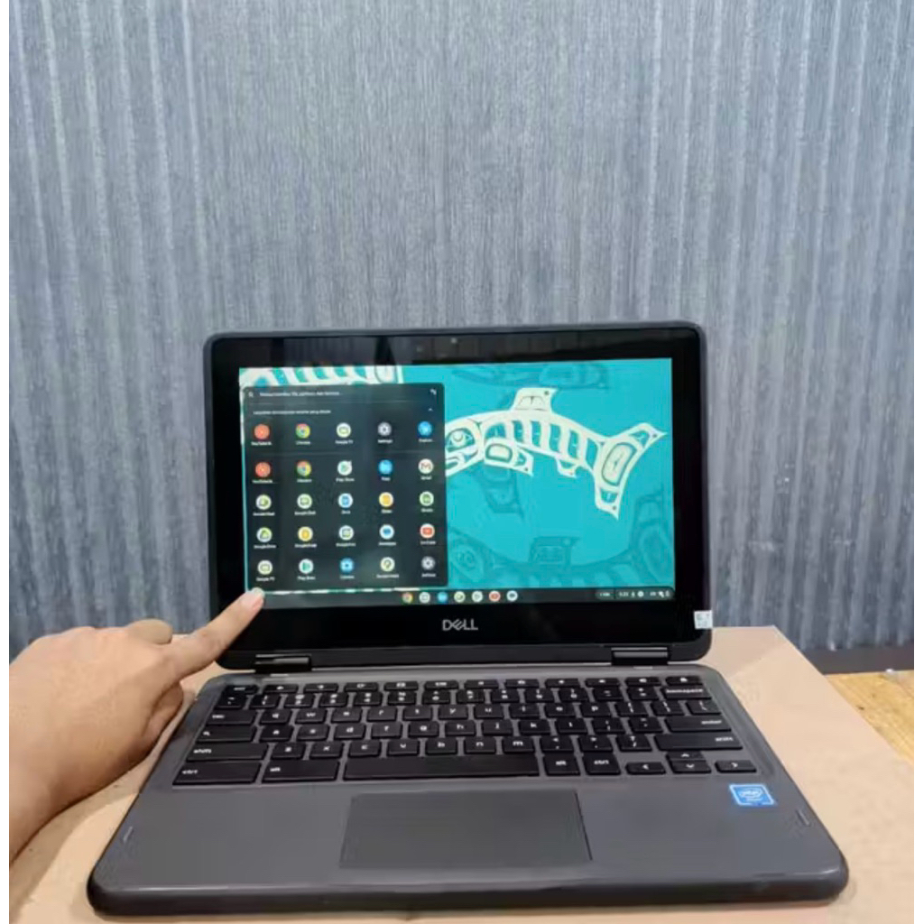 Dell Chromebook 3100 ( Touchscreen ) Intel Celeron N4020 | RAM 4/32 | Bisa Jadi Tablet #Layar Flip |
