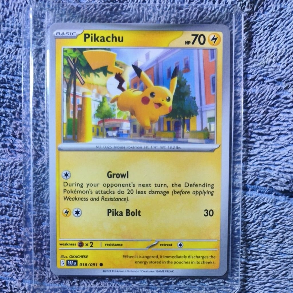 Pokemon Card Pikachu