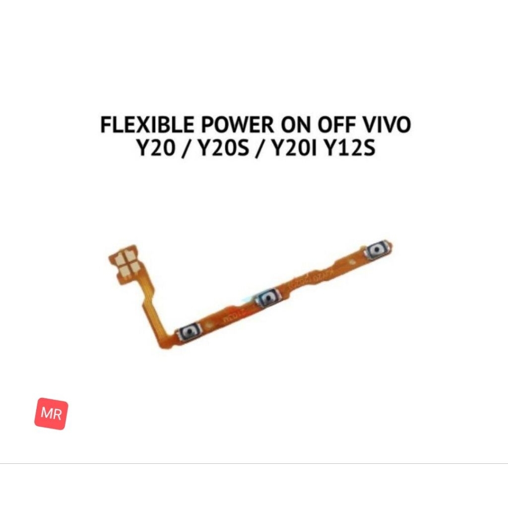 fleksible on off Vivo y12s / tombol on off volume Vivo y20