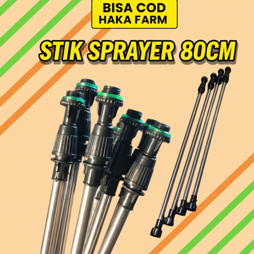 Stik Sprayer Elektrik Teleskopik Hitam Bisa Panjang Pendek Anti Karat/ Stik Sprayer CBA