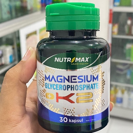 Nutrimax Magnesium+K2 30 kapsul